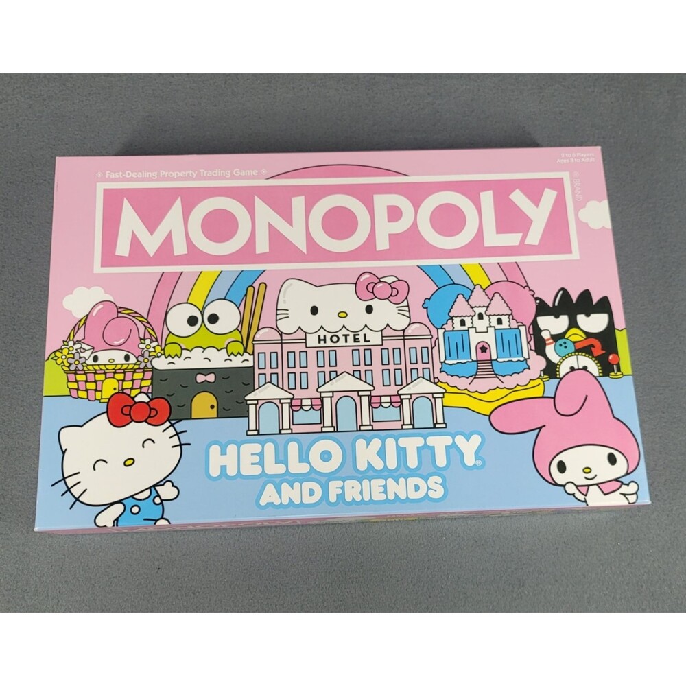 Monopoly Hello Kitty and Friends Board Game Complete Property Trading Game